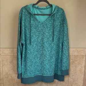 Athleta Turquoise oversized Sweatshirt